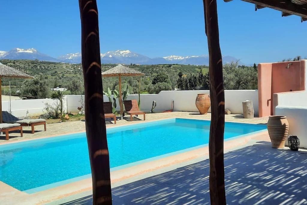 Villa Louloudia Stylish Luxury Villa With Private Pool 피치디아 외부 사진